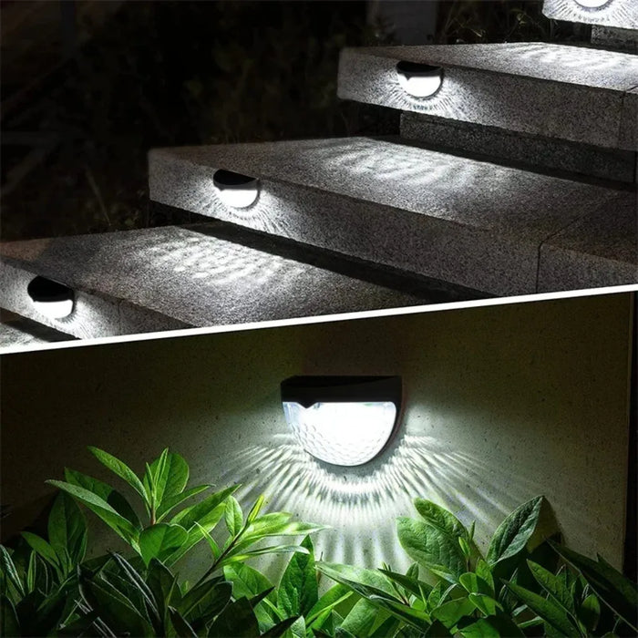 2/4pcs Solar Wall Lamps Outdoor Waterproof Courtyard Garden Decoration Porch Yard Energy-saving Street Lights Christmas Decor