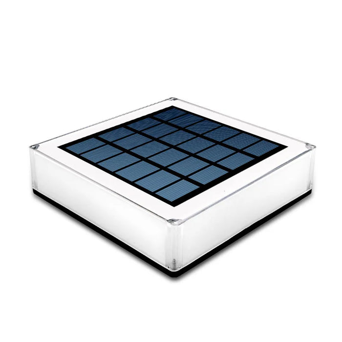 2025 Solar Energy Square Column Lamps IP68 Outdoor Door Wall Light Garden Column Light RGB Gradient Courtyard Lamp HOT