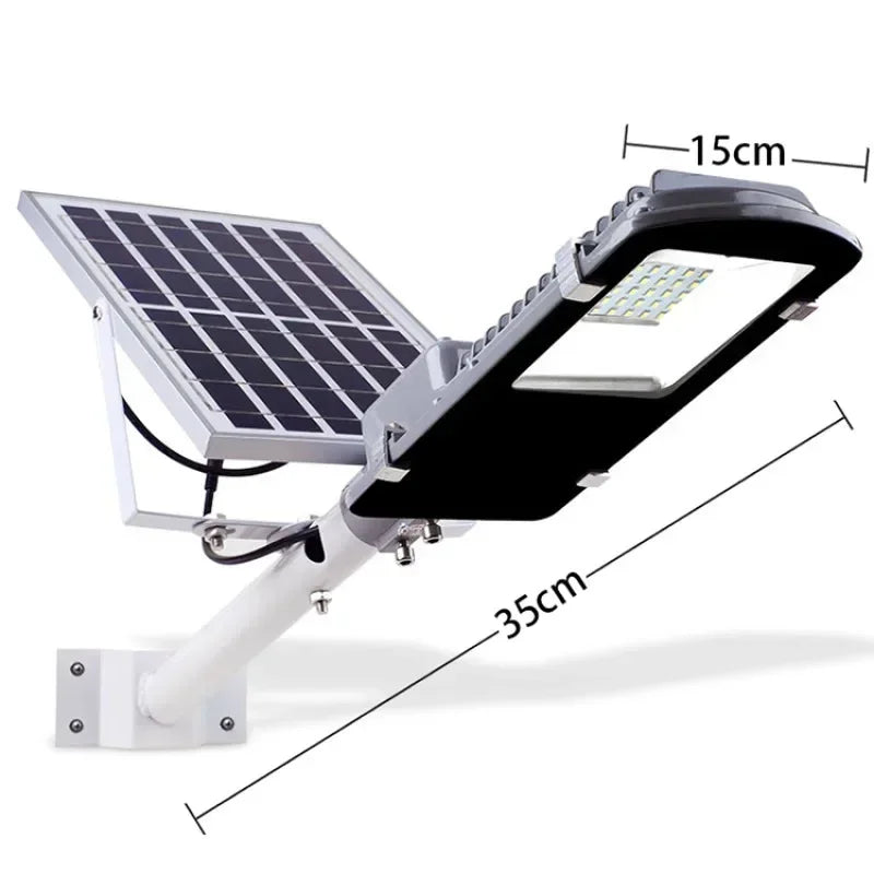 Super Bright Solar Street Light Outdoor IP67 Waterproof 3000mAh Auto on/Off Garden Lighting for Home Pathway Dusk To Dawn