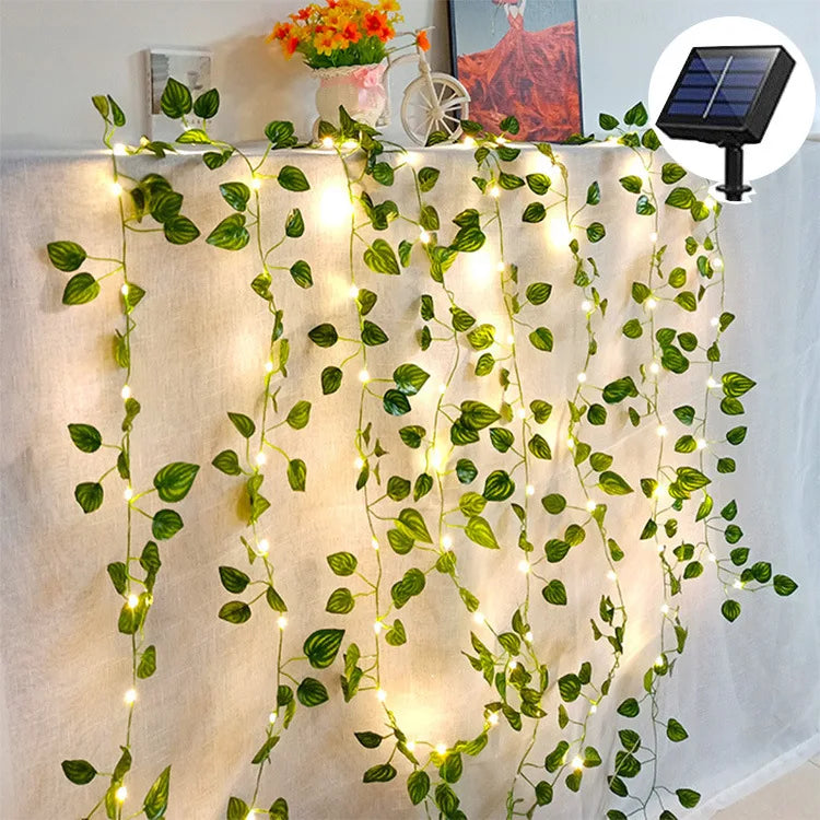 Solar Lights Fairy Sunflower Maple Leaf 10M Waterproof Outdoor Garland Solar Lamp for Garden Decoration Wedding Party Christmas