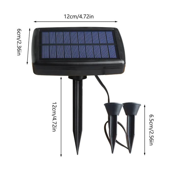 Led Solar Pathway Lights Outdoor Waterproof Lawn Lamps Spotlights Landscape Lighting Garden Decoration Patio Yard Solar Lamp