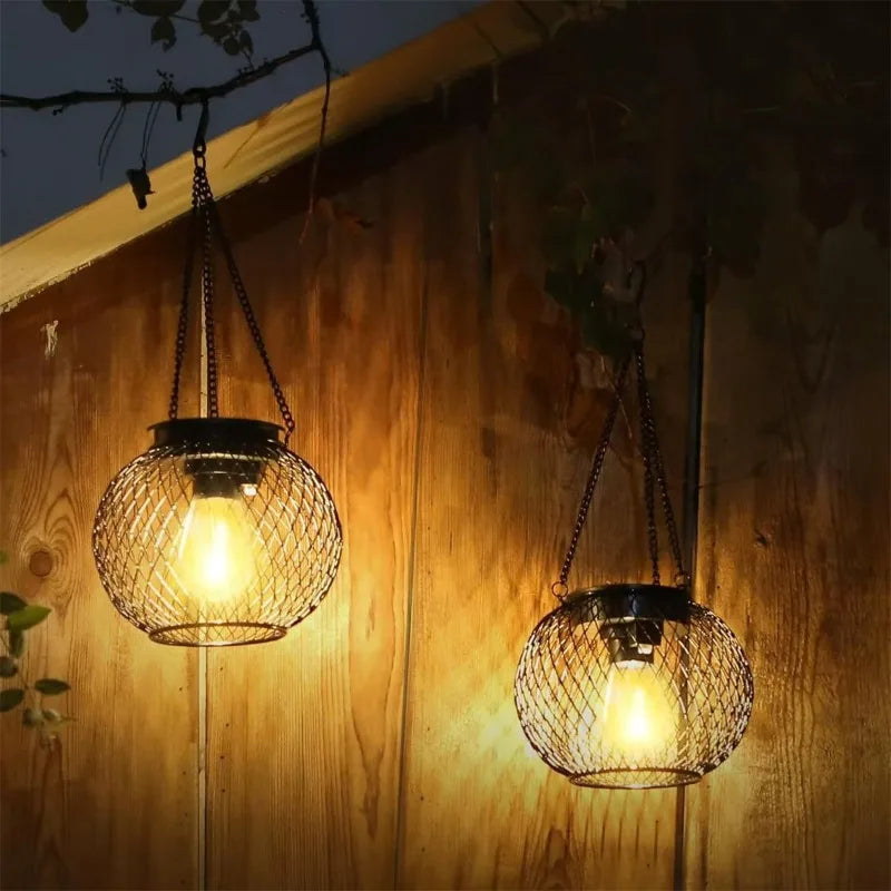 Hallowmas Solar Lantern Outdoor Solar Lights For Outside Decorative Outdoor Hanging Lights Waterproof Solar Lanterns Yard Garden