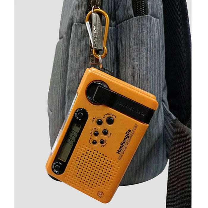 Portable Solar Hand Crank Radio 3 In 1 2000mAh Power Bank Phone Charger Flashlight Emergency Radio AM/FM/SW Weather Radios