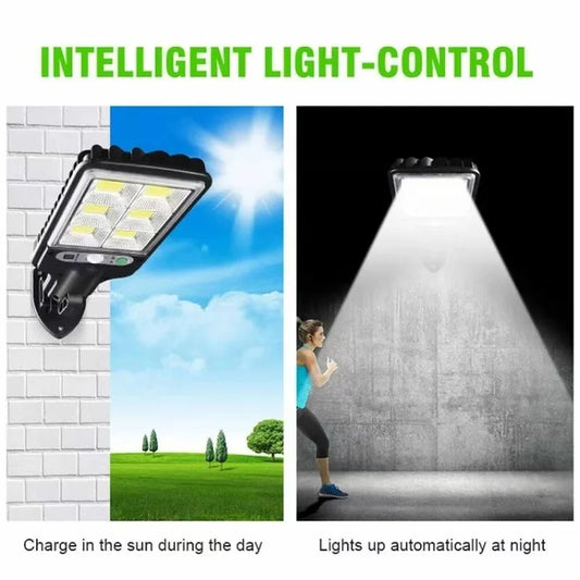 Solar light outdoor courtyard light human body sensing light wall light integrated household solar street lights burst bright