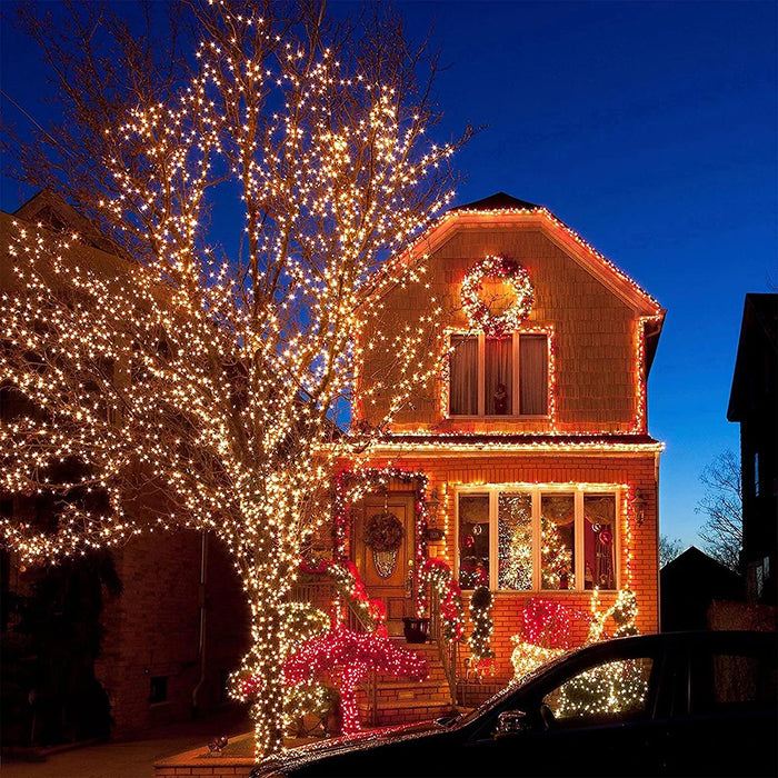 Solar Fairy Lights Outdoor Garland 50/100/200 LED String Garden Yard Tree Christmas Party Camping Waterproof Copper Wire Lamp