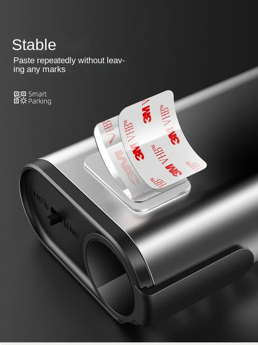 Solar Charging Car Parking Number Plate Luminous Auto Parking Card Temporary Stop Phone Number Card for Car Decoration Accessory