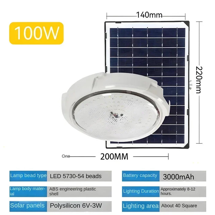 Solar lights Indoor Home Top Ceiling House Outdoor Garden pandent light Panel Lamp Fixture For Corridor Garden Living Room