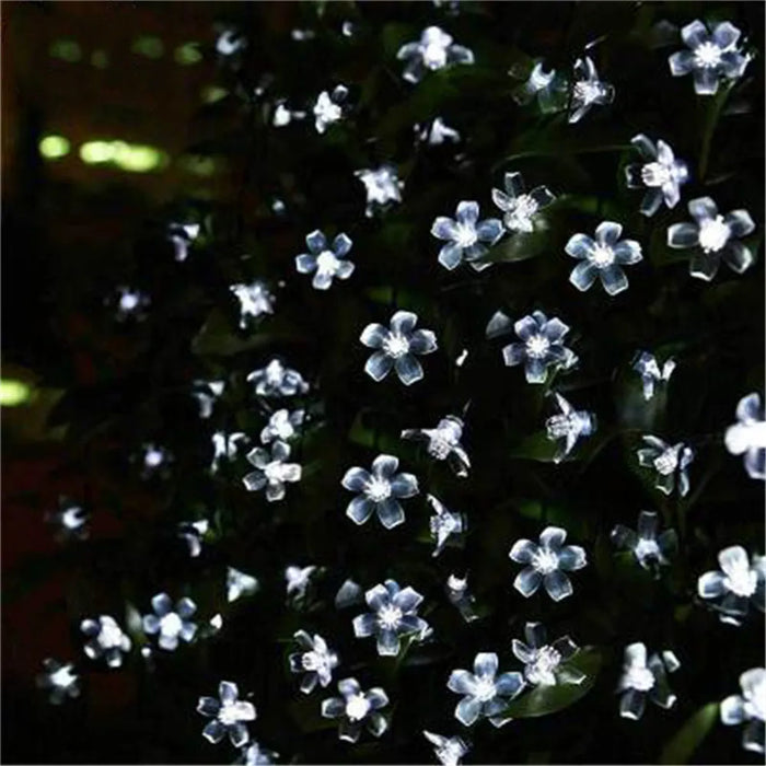 5/7/12M Solar LED Light Outdoor Garden Decoration Cherry Lights Waterproof Solar Powered Patio Light for Garden Party Christmas