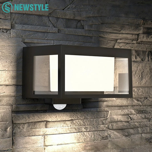 Outdoor Solar Pillar Light Garden Light European Solar Fence Wall Light Waterproof Porch Lights Balcony Door Garage Decor ﻿