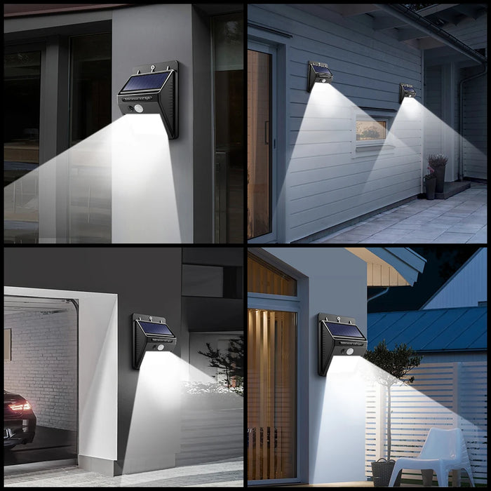 2000LM Solar Wall Light Motion Sensor Outdoor Solar Lamp LED Solar Lights IP65 Waterproof Solar Street Light Outdoor Garden Lamp