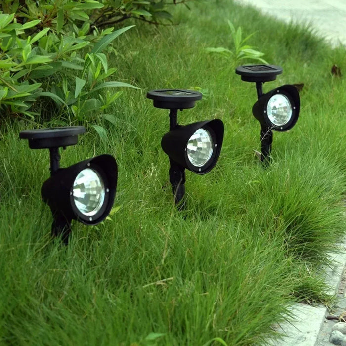 Solar LED Pathway Lawn Lamp Outdoor Waterproof Walkway Garden Decor Street Stake SpotLight for Landscape Yard Patio Driveway