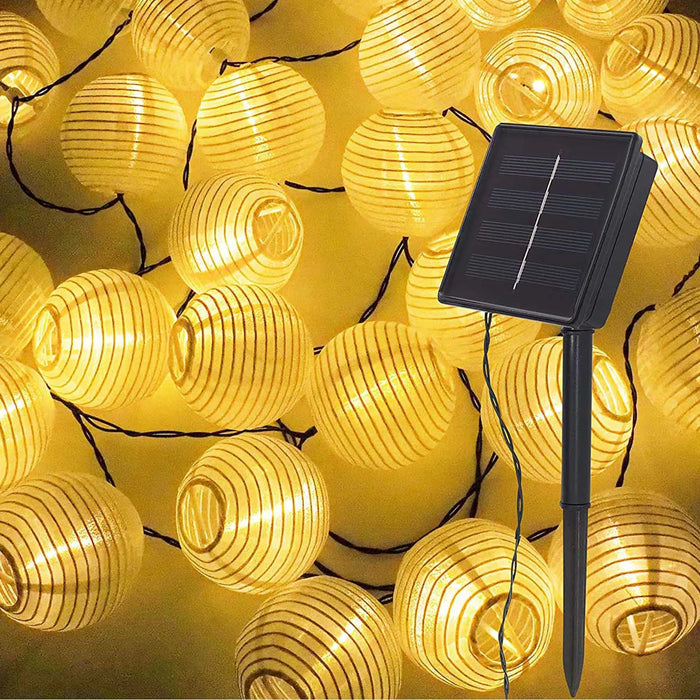 Solar String Lights 10/20/30 LED Outdoor Waterproof Christmas Garland Lantern Fairy Lamp String  for Garden Wedding Party Decor