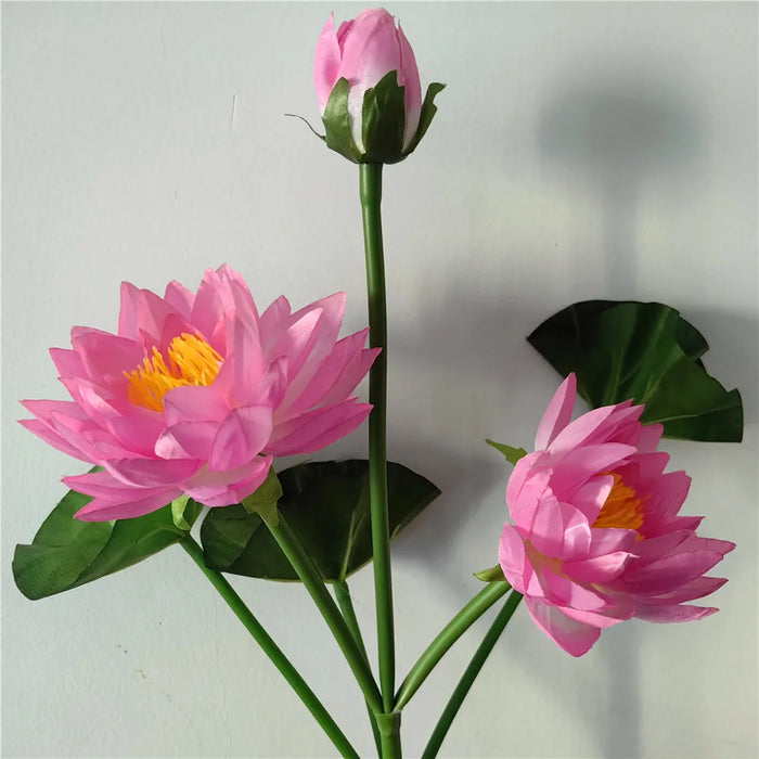 Solar Lotus Floral Garden Lights Flowers Lights Solar Powered LED Lawn Light Outdoor Garden Decor Yard Landscape Decoration