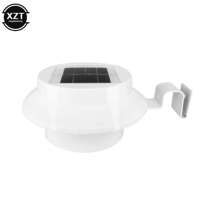 Solar Fence Light 3 LED Solar Point Garden Circular Gutter Fence Light Garden Light LED Solar Outdoor Garden Sunlight