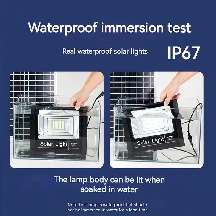 30-500W Solar Flood Lights with Remote Control Outdoor IP67 Waterproof Solar Powered Spotlight Solar Reflector Wall Lamps Hot