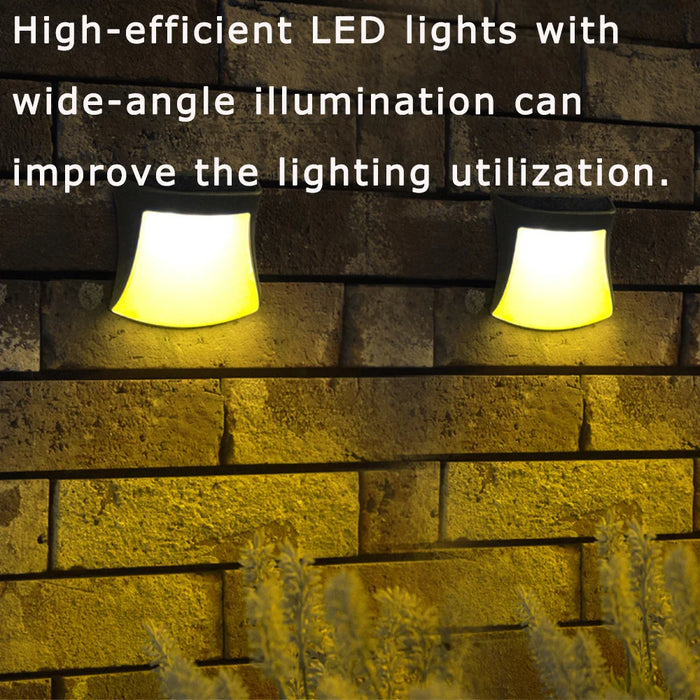 Outdoor Solar Energy Landscape Wall Lights For Garden LED Waterproof Lighting Street Lamp For Backyard Decorations Powered Spot