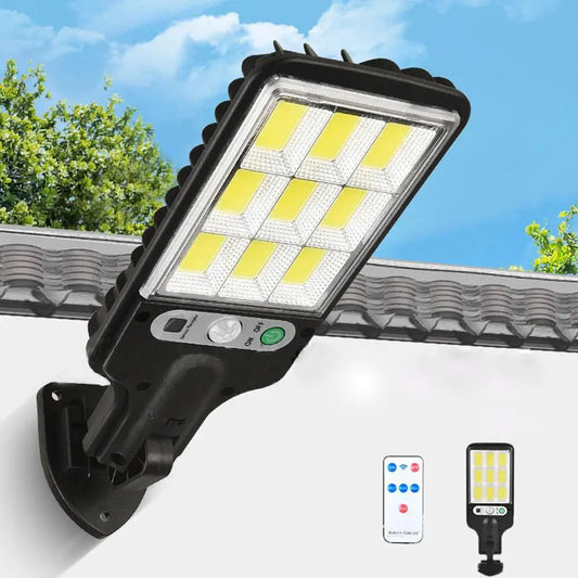 Solar Outdoor LED Wall Light COB Garden Solar Motion Solar Waterproof Spotlight Street Light Lamp Power Sensor Human Induct S8R7