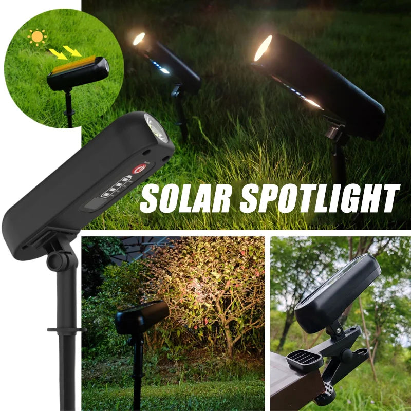 1Solar LED Light Outdoor Solar Wall Light IP65 Green Garden Light Solar Spotlights Solar Uplights for Trees Pathway Yard