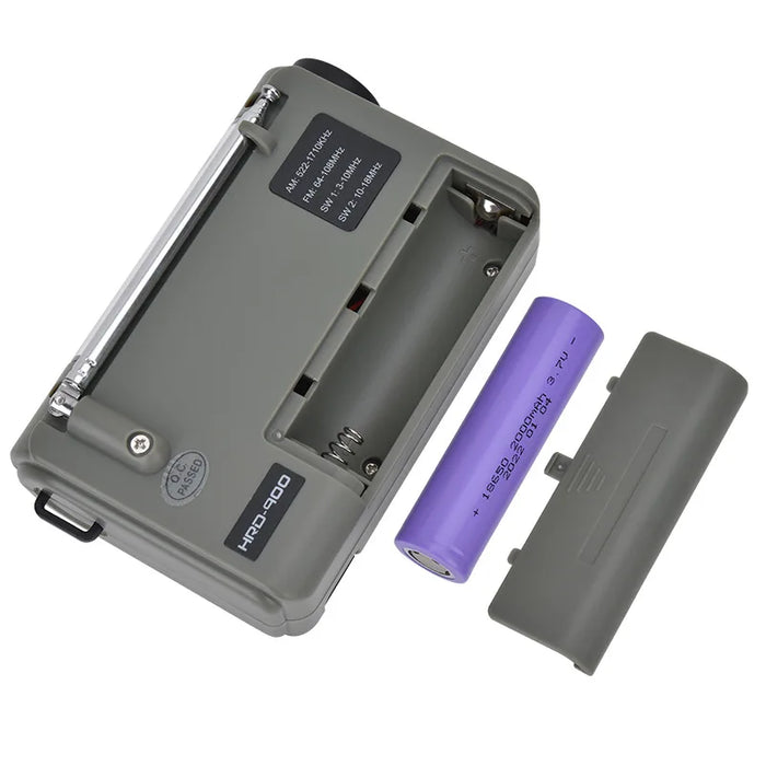 Portable Solar Hand Crank Radio 3 In 1 2000mAh Power Bank Phone Charger Flashlight Emergency Radio AM/FM/SW Weather Radios