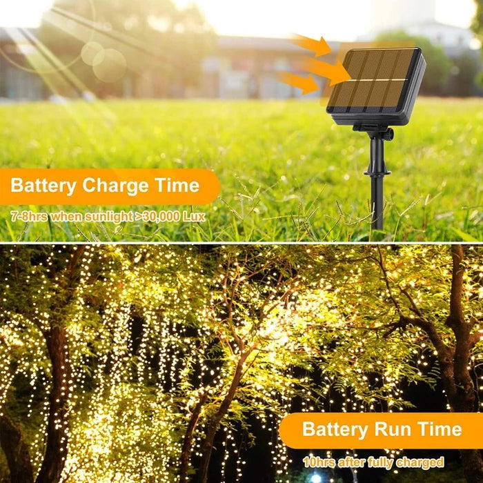 Solar String Light Outdoor Garden Fairy String Light Led Twinkle Waterproof Lamp for Christmas Patio Tree Party 5M/12M/22M/42M