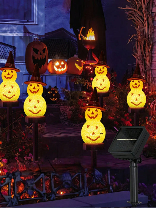 1PC, Halloween Pumpkin Lawn Solar Light, Decorative Light, Suitable for Halloween Outdoor Decoration, Garden, Lawn