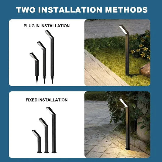 Solar LED Pathway Lights RGB or 3 Colors Solar Outdoor Lights IP65 Waterproof Garden Lamp for Outside Landscape Path Yard