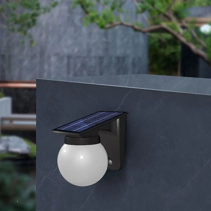 Auto on/Off Solar Wall Light Wall Mounted IP65 Waterproof Solar Induction Lamp Durable Sturdy Outdoor Solar Wall Lamp