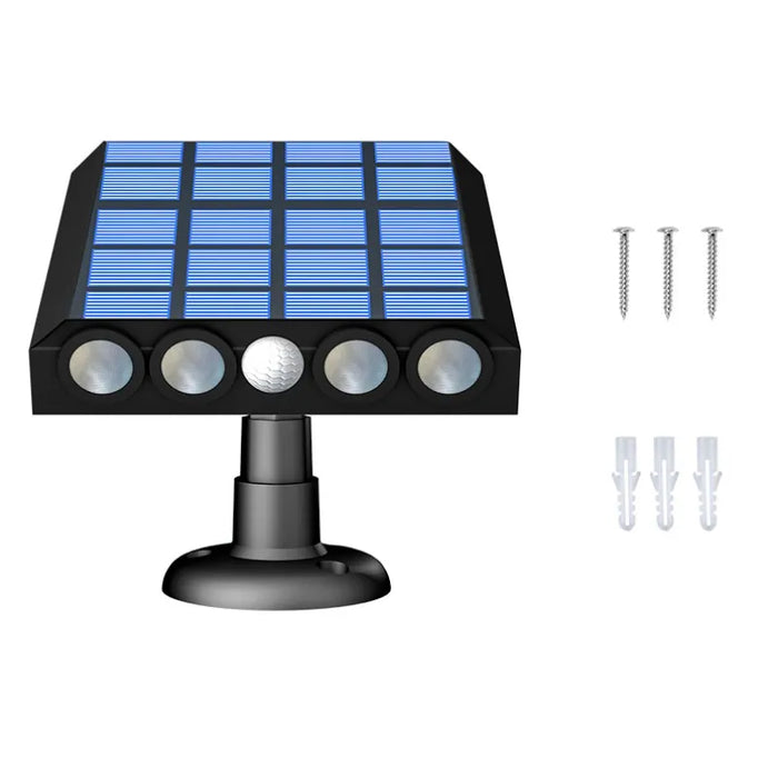 LED Solar Lamp Garden Light IP65 Waterproof LED Exterior Spotlight For Outdoor Lighting With Motion Sensor Projector Street Lamp