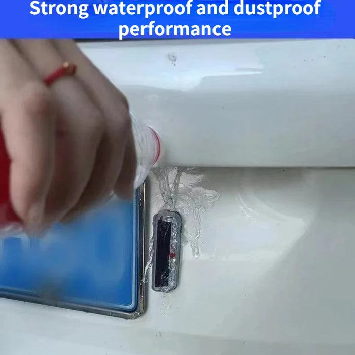 Solar LED Car Anti-rear-end Collision Light Anti-collision Warning Wiring Free Light Vibration Sensor Flashing Breathing Light