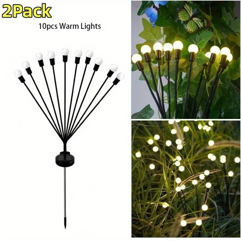 Solar Garden Firefly Lights