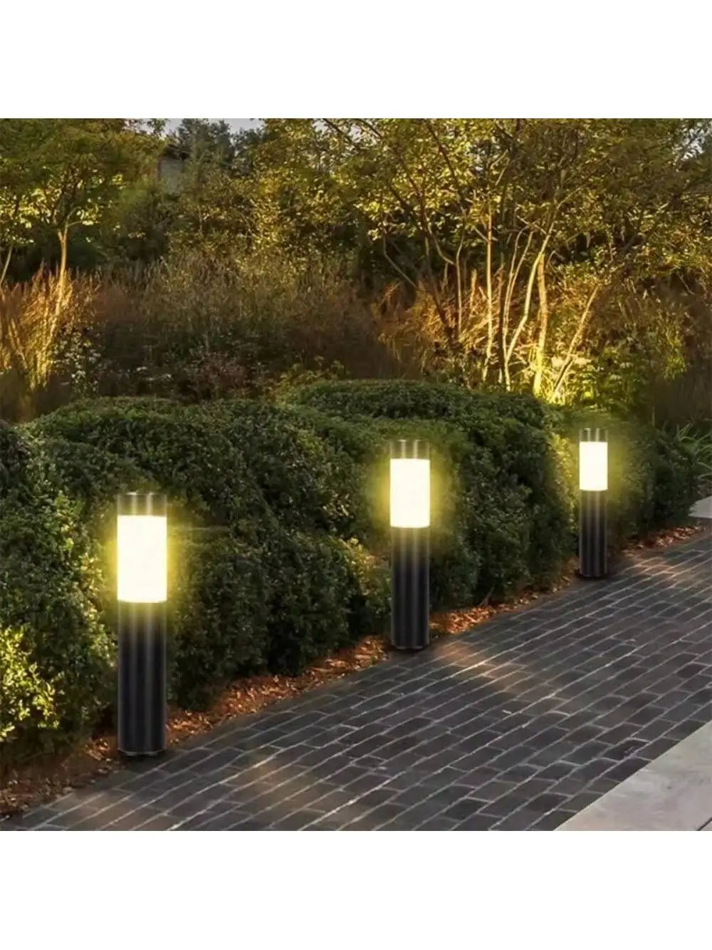 Solar Pathway Lights Outdoor Waterproof-Auto On/Off Solar Garden Lights for Yard Walkway Driveway Patio Lawn&Path-Upgraded Brigh