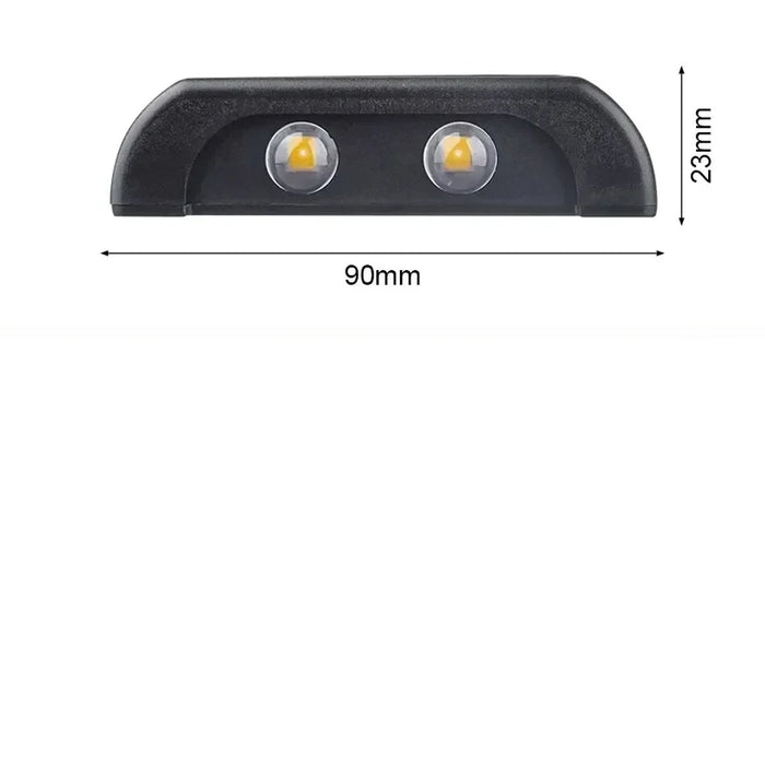 Solar Light Outdoor Up and Down Wall Washer Light Waterproof Solar Lamp for Garden Street Landscape Balcony Yard Porch Decor