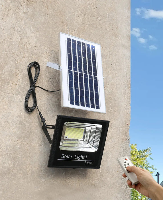 LED Solar Light Flood Lights Outdoor Solar Reflector Spotlights 50w 100w 200w 300w 500w With Remote Control For Garden Street