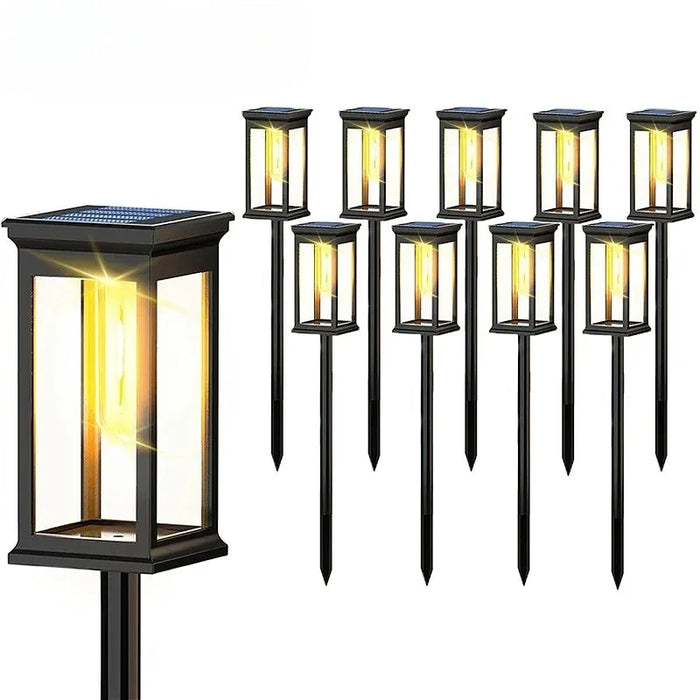 Led Solar Pathway Lights Waterproof Outdoor Solar Lamp for Garden/Landscape/Yard/Patio/Driveway/Walkway Lighting Solar Lights