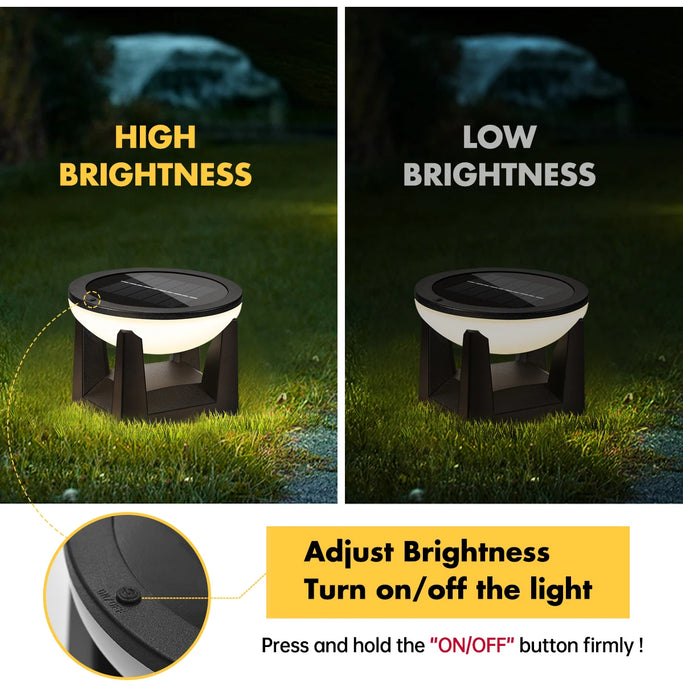 Solar Post Lights Outdoor Pillar Light Waterproof Modern Column Lamp LED Lantern Solar Powered Landscape Lighting For Patio Yard
