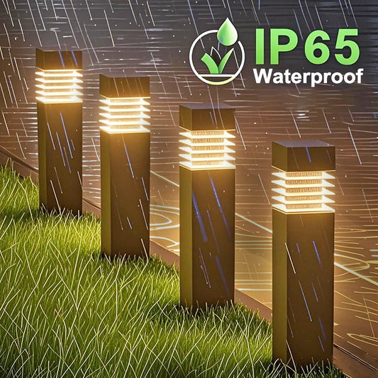 Solar LED Pathway Lights Outdoor Waterproof Garden Decor Lamp For Patio Lawn Balcony Walkway Solar Lantern