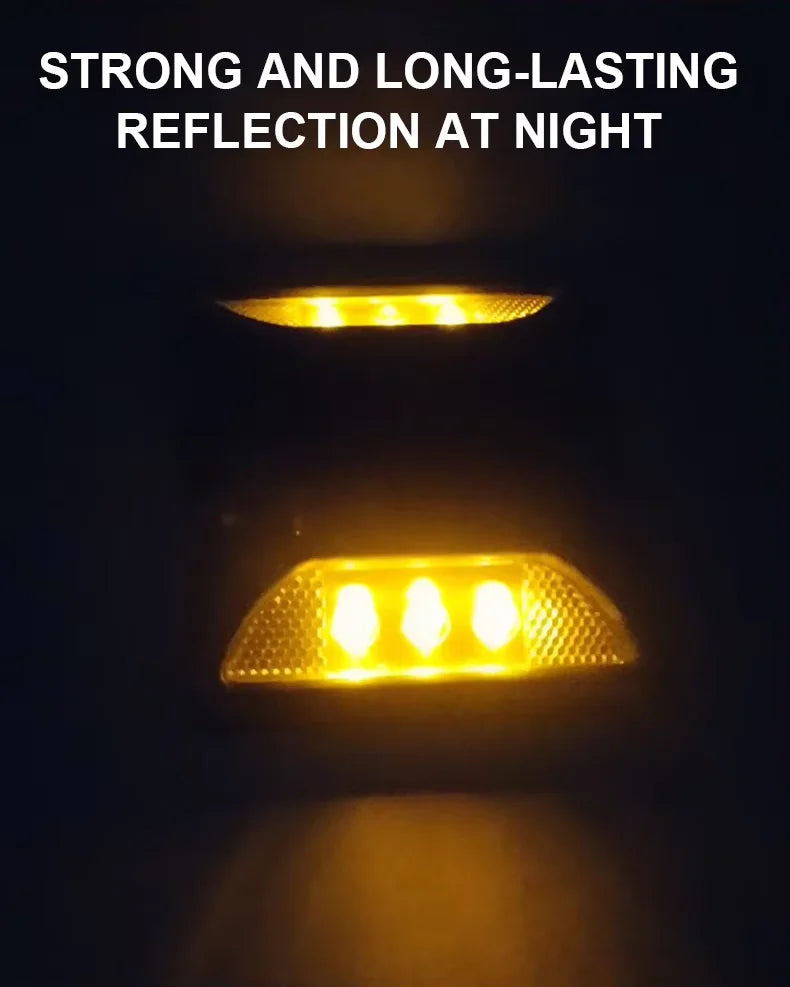Outdoor Deck Lights 6 LED Solar Aluminum Road Stud for Road Safety Items
