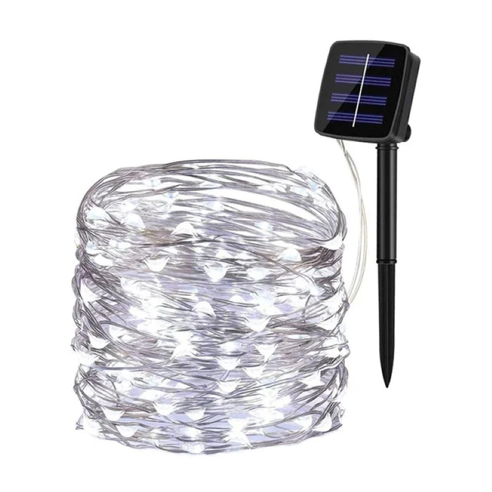 32M Solar String Fairy Lights Christmas Lights Outdoor Waterproof Garland Solar Power Lamp Christmas For Garden Decoration
