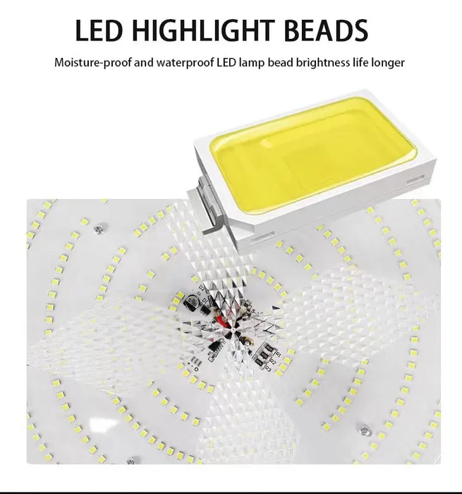 Solar Home Indoor Ceiling Light Rural Super Bright High Power Villa Balcony Corridor Room Living Room Garden Light