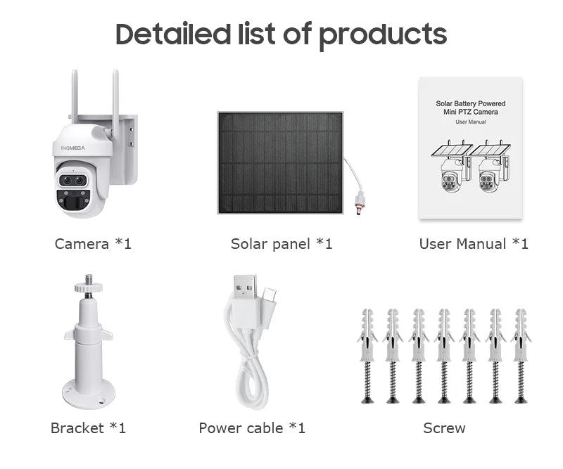 Solar Camera Security Cameras Wireless WIFI / 4G Solar Outdoor Camera 8MP 4K 12X Zoom SIM Human Detection Security Kamera