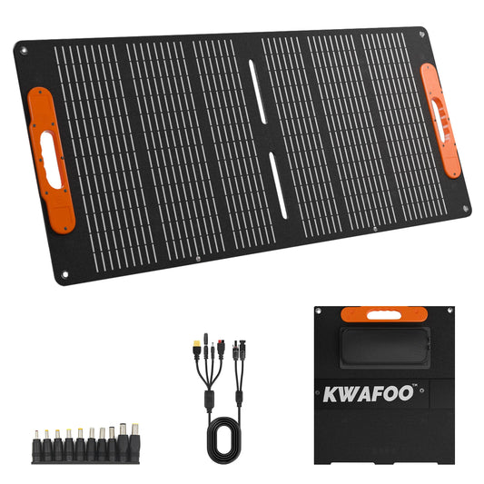 100W Portable Folding Solar Panels Cell Foldable Solar Charging Panel Complete Kit for RV Outdoor Tourism Camping Power Station