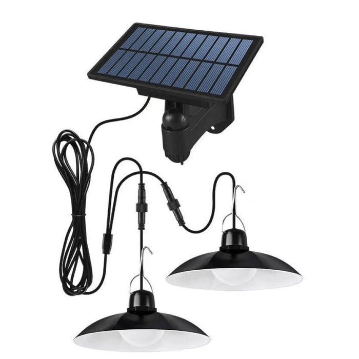 Solar Pendant Lights, An LED Solar Light With a Remote Control for Barn Shed Barn Chicken Coop Bullpen etc