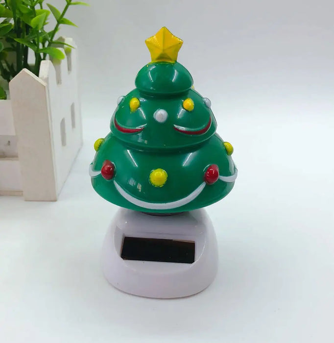 Christmas Desktop Home Decoration Solar Dancing Santa Claus Elk Snowman Merry Christmas Gift Home Accessorie Festival Decoration