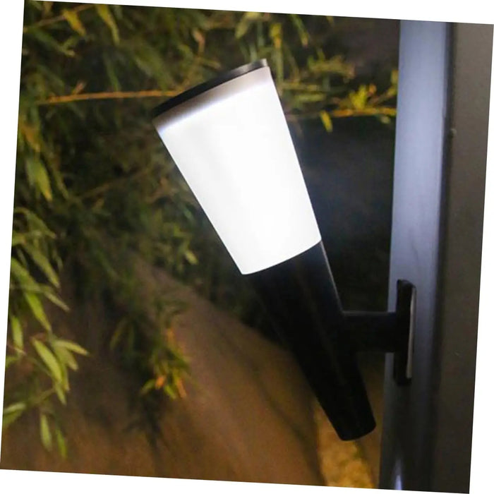Solar Wall Light Exterior Outside Solar Fence Lights Pathway Light Outdoor Solar Lamp Wall Sconce For Garden Backyard Front Door