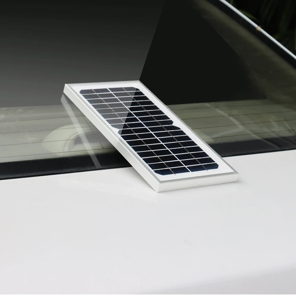 Portable Solar Panel Charger 16V 6W Solar Panels Rigid Monocrystalline Cell 12V Battery Charger With 10A Controller Power Bank