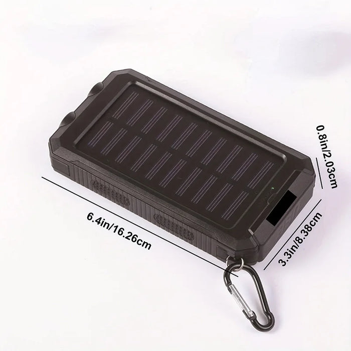 Xiaomi Solar Power Bank 50000mAh Portable Charging Poverbank External Battery Charger Strong Light LDE Light for iphone Huawei