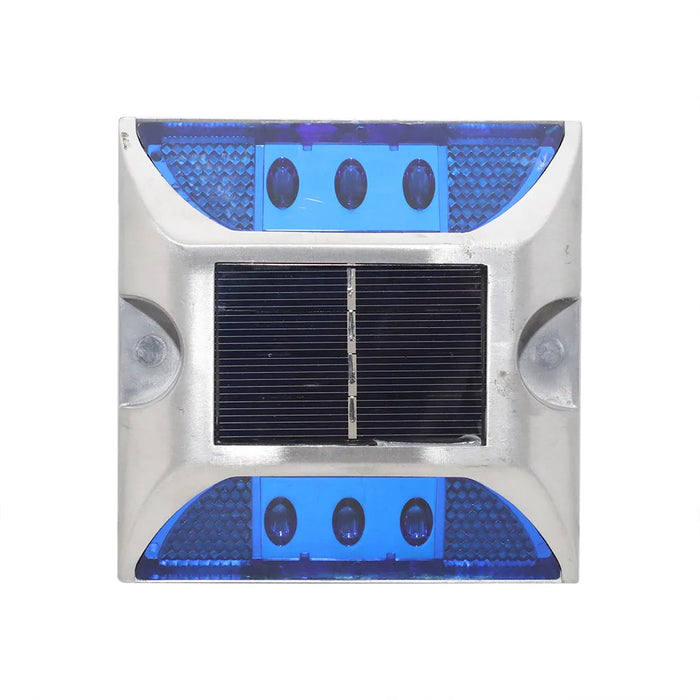Outdoor Deck Lights 6 LED Solar Aluminum Road Stud for Road Safety Items