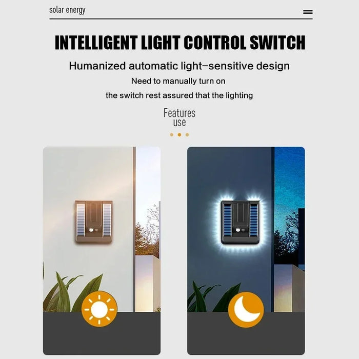 WELCOME DEAL -  Get 1  FREE - Solar Foldable LED Wall Light, Motion Sensor, 3 Modes (Outdoor)