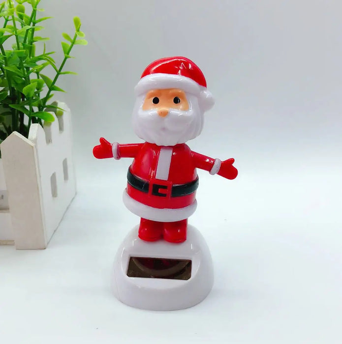 Christmas Desktop Home Decoration Solar Dancing Santa Claus Elk Snowman Merry Christmas Gift Home Accessorie Festival Decoration