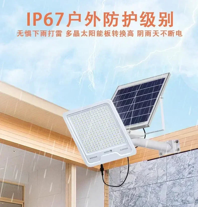 Solar Floodlights Garden Lamps High Pole Golf Course Projection Lights Split Remote Control Light Control Sensor LED Lights